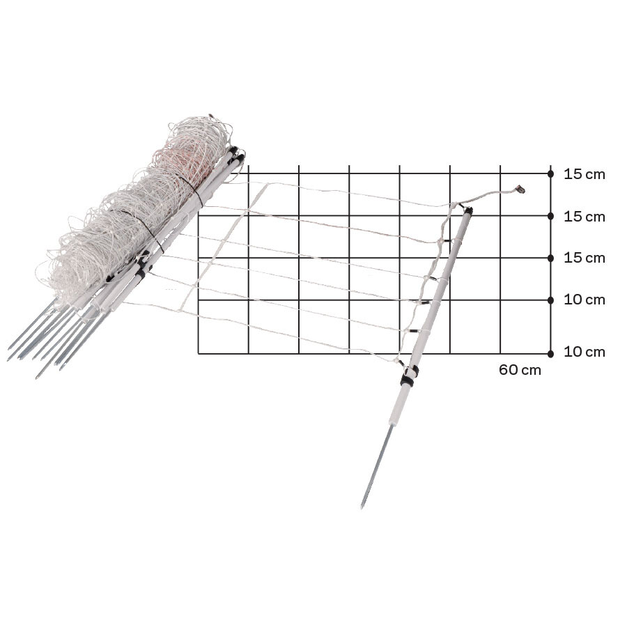 EuroNetz Wildzwijnennet, Wit            75/1-14/W-50m - GALLAGHER - 8713235062973|_|062973GAL|_|062973