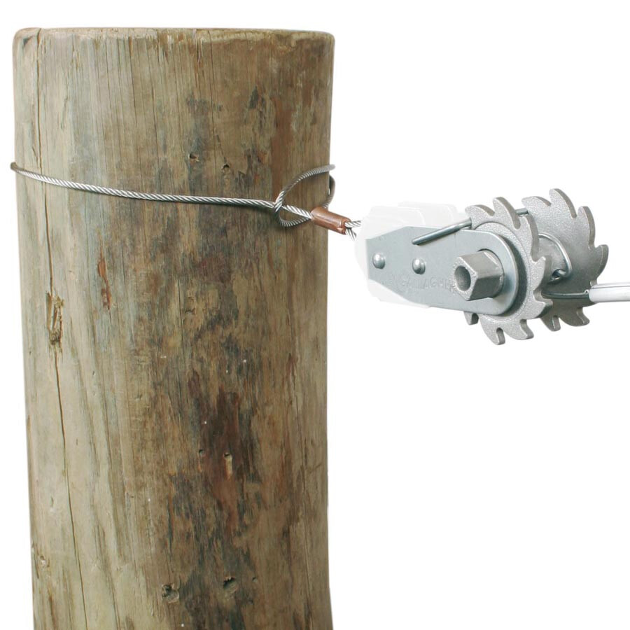 Geisoleerde eindspanner met             bevestigingskabel 2stuks - GALLAGHER - 9414701618005|_|618005GAL|_|618005