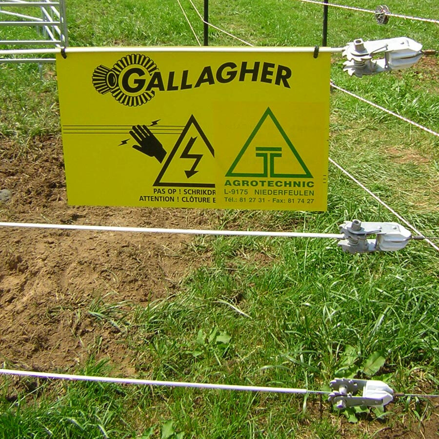 Geisoleerde eindspanner met             bevestigingskabel 2stuks - GALLAGHER - 9414701618005|_|618005GAL|_|618005