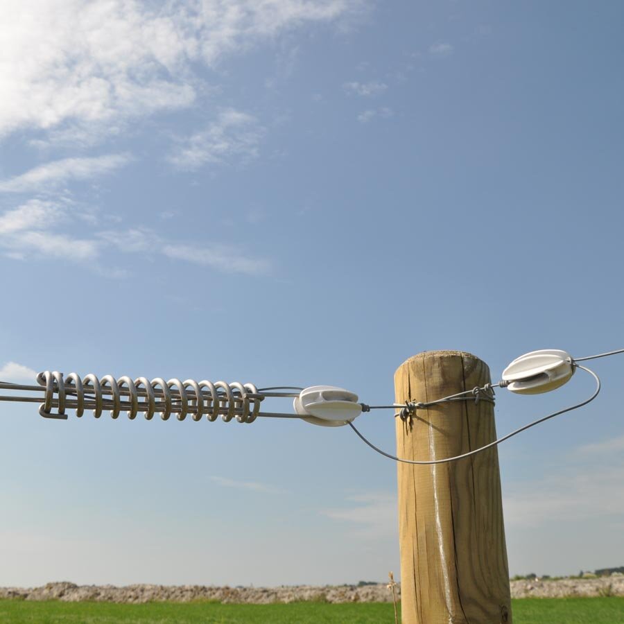 Hoekisolator S versterkt wit 5 stuks - GALLAGHER - 8713235011032|_|011032GAL|_|011032