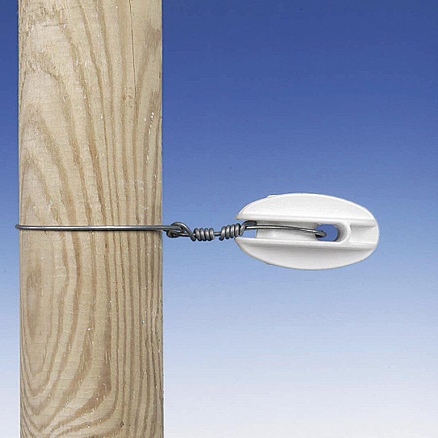 Hoekisolator S versterkt wit 100stuks - GALLAGHER - 8713235012022|_|012022GAL|_|012022