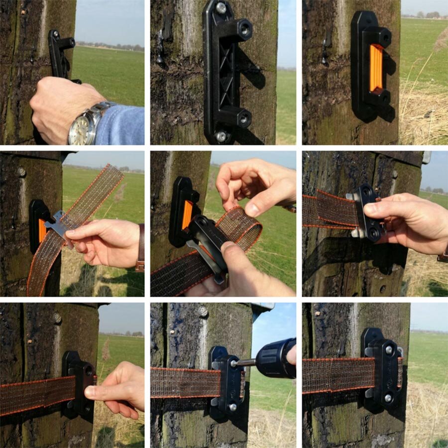 Tussenplaatje TurboLine Paarden         hoekisolator 5stuks - GALLAGHER - 9414701708027|_|708027