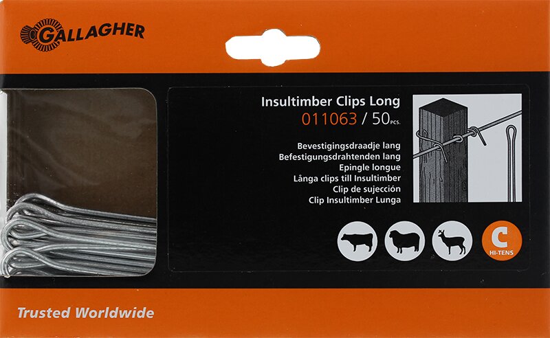 Bevestigingsdraadje lang voor           Insultimber/Eco paal 50stuks - GALLAGHER - 8713235011063|_|011063GAL|_|011063