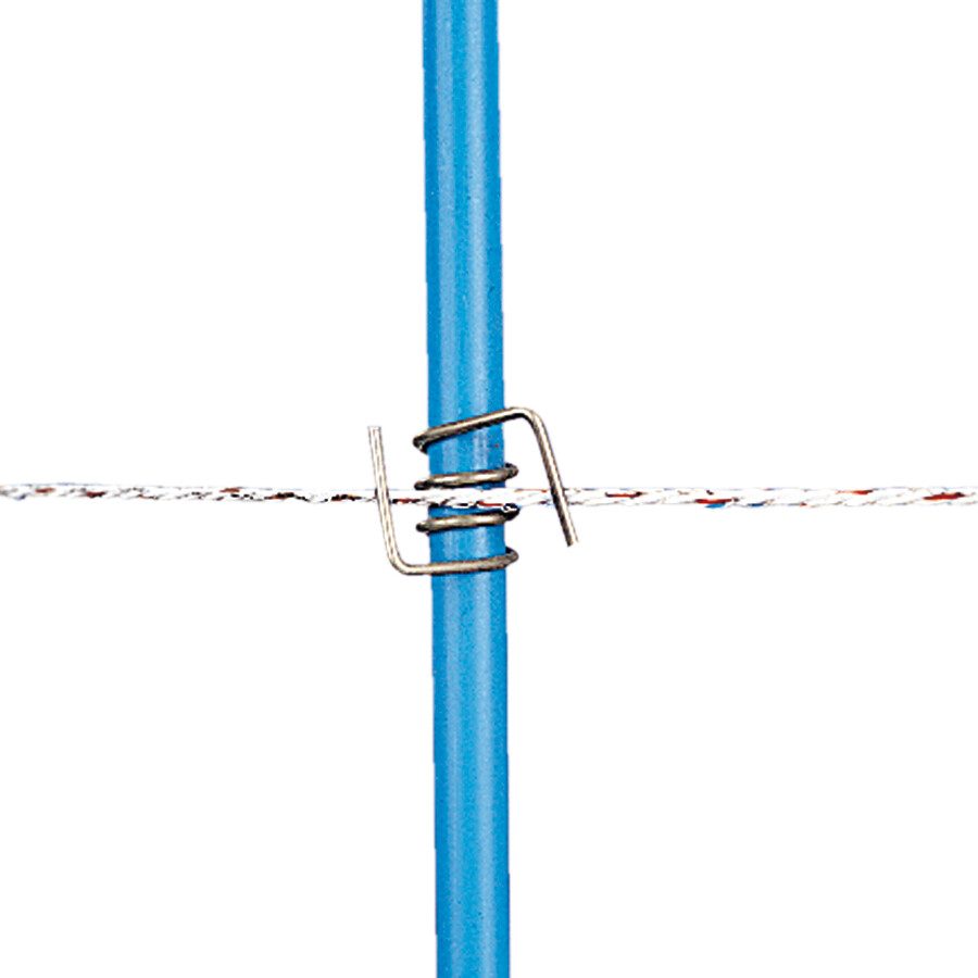 Verstelbaar RVS veertje voor kunststof  paal 13mm 10stuks - GALLAGHER - 8713235003266|_|003266GAL|_|003266