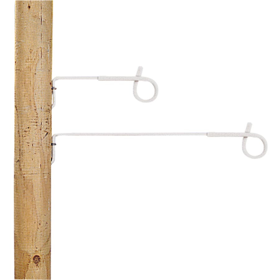 Afstandisolator krulstaart hout 17,5cm  wit 10stuks - GALLAGHER - 8713235010981|_|010981GAL|_|010981
