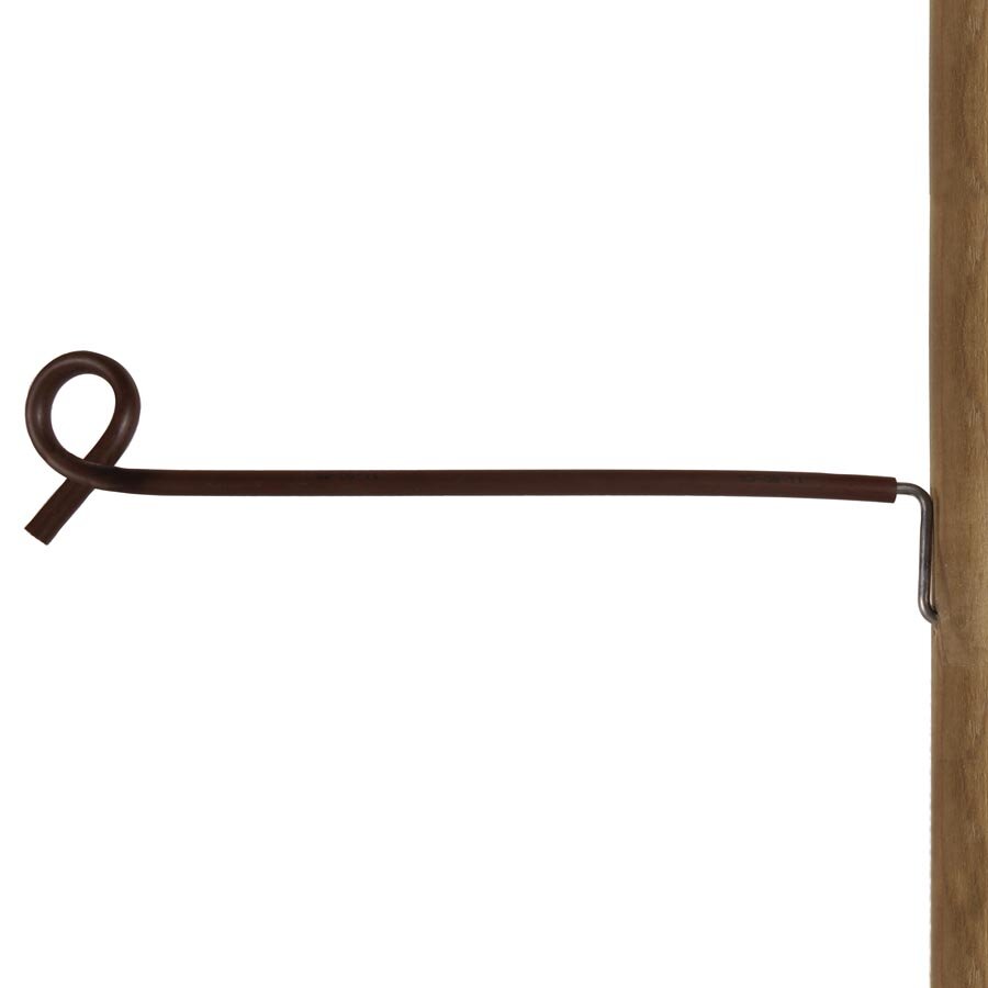 Afstandisolator krulstaart hout 40cm    terra 10stuks - GALLAGHER - 9414701720135|_|720135GAL|_|720135