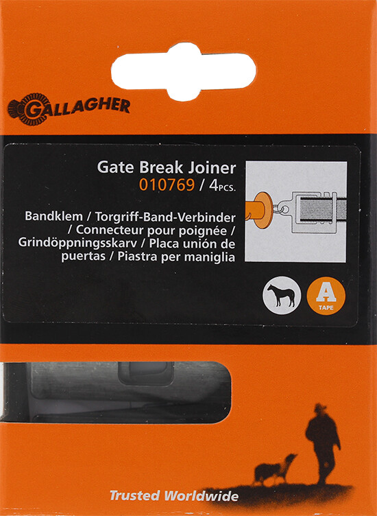 Bandklem voor 40mm lint 4stuks - GALLAGHER - 8713235010769|_|010769GAL|_|010769