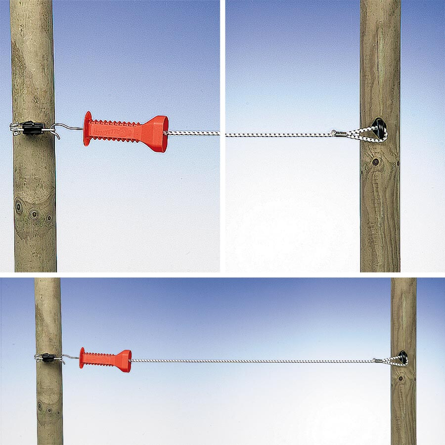 Doorgangsset elastisch cord wit 3/6m - GALLAGHER - 9414701016412|_|016412GAL|_|016412