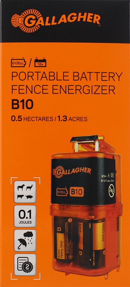 B10 excl. 6x1,5V batterijen - GALLAGHER - 9414701003634|_|003634GAL|_|003634