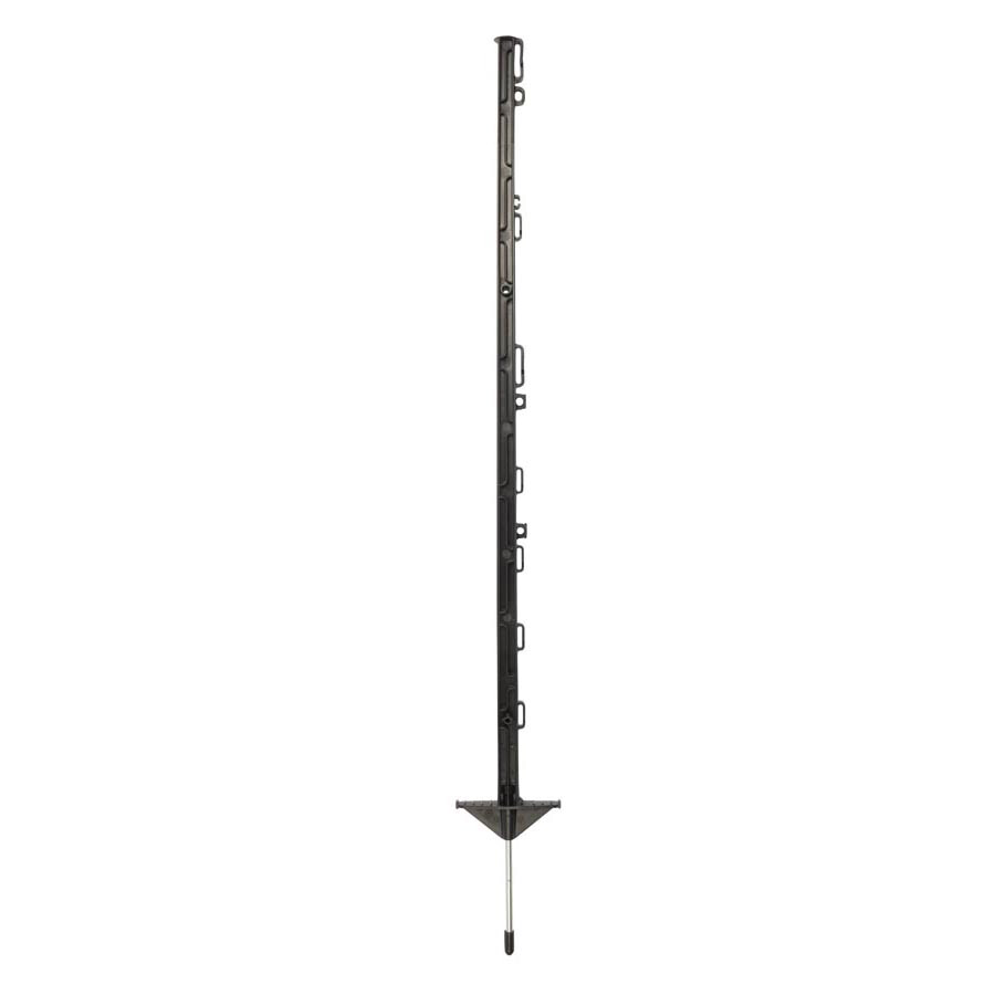 Kunststof paal 1,05m zwart 10stuks - PULSARA - 8713235019663|_|019663