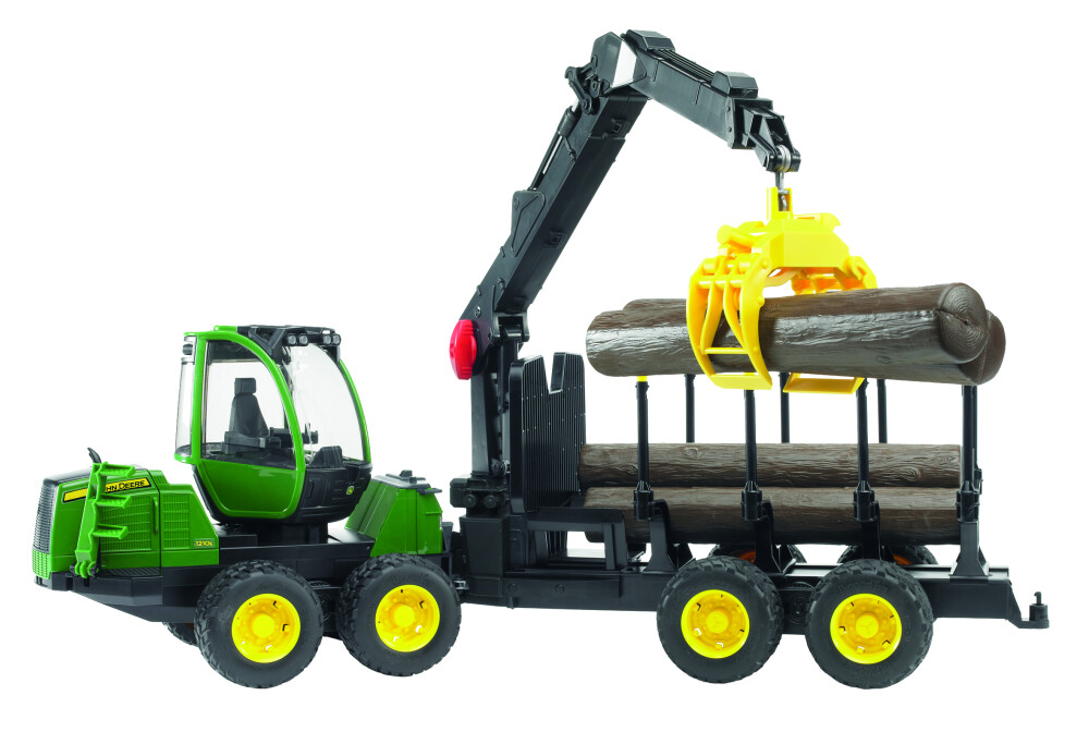 John Deere 1210E forwarder+4            boomst.&houtgr. - BRUDER - 4001702021337|_|U02133|_|60002133|_|021337