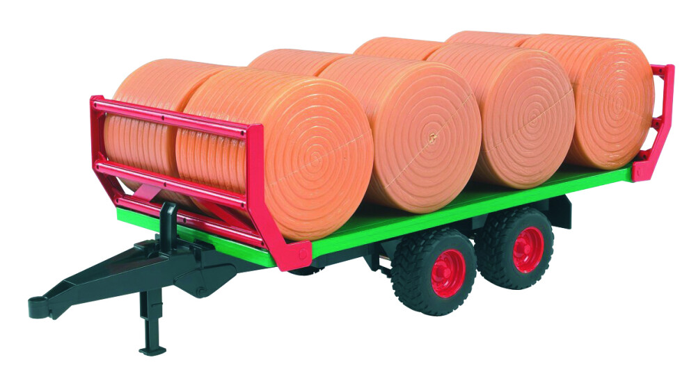 Balentransporter met 8 ronde hooibalen - BRUDER - 4001702022204|_|U02220|_|022204