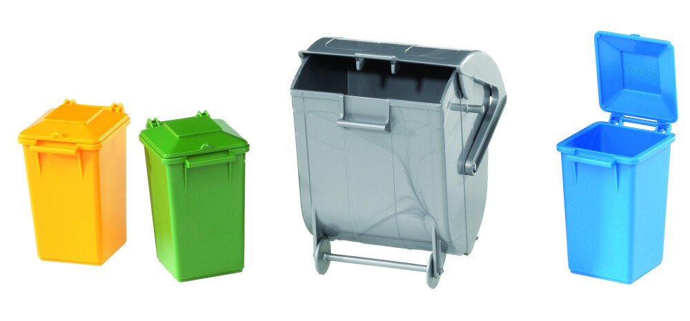 4 vuilcontainers - BRUDER - 4001702026073|_|026073