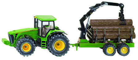 John Deere met houttransport - SIKU - 4006874019540|_|S01954|_|6001954|_|019540