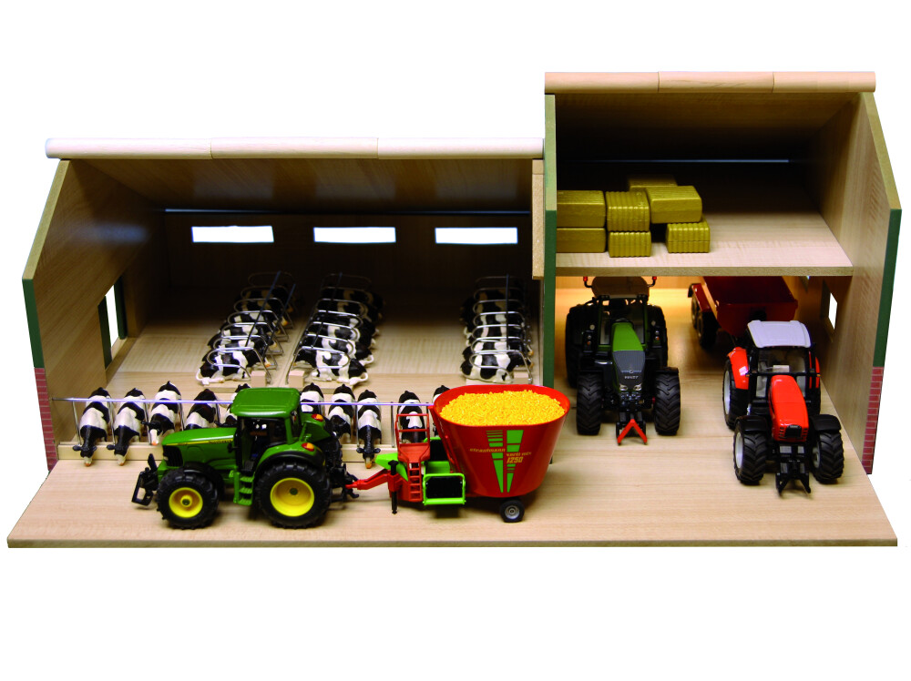 Stal met landbouwloods - KIDSGLOBE - 8713219349694|_|610200|_|600KG610200|_|234303