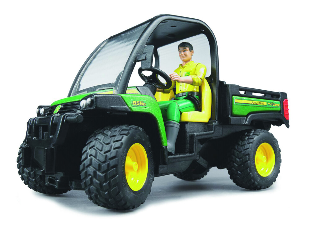 John Deere Gator 855D met chauffeur 1:16 - BRUDER - 4001702024901|_|U02490|_|60002490|_|024901