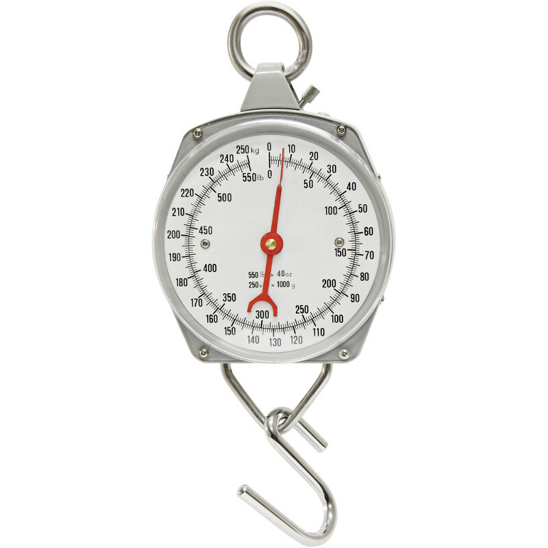 Weegklok, 250kg, schaalverdeling 1kg. - 4018653290941|_|VV1033|_|ST94|_|EQ-ANA-04007