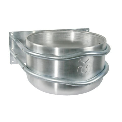 Voerbak aluminium rond, WAND-model - 4018653324950|_|32495