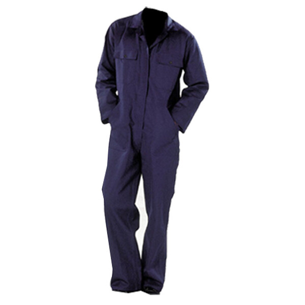 Overall 100% katoen met kniezakken navy maat 64 - Bestex - 8717233009725|_|OVK100KZ-NAVY-64|_|1800-M-64