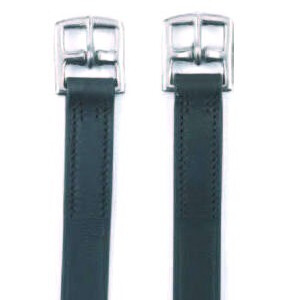 Stijgbeugelriem leer, zwart 145cm - 4018653085288|_|32347-1