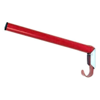 Zadelhouder buis, opklapbaar, rood - 4018653328422|_|32842