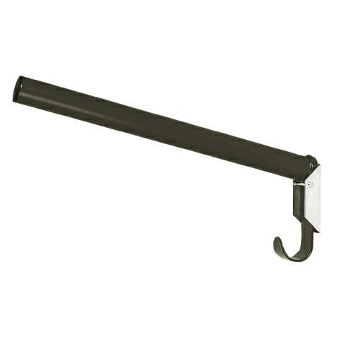 Zadelhouder buis, opklapbaar, zwart - 4018653328453|_|32845