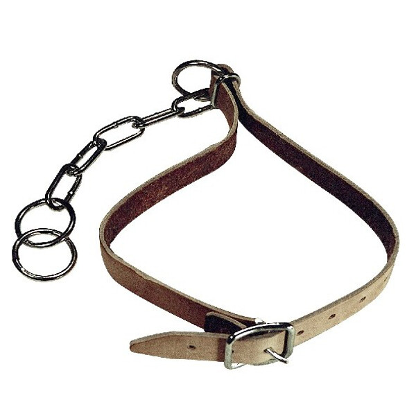Kopriem leer + ketting - 8717233007660|_|553