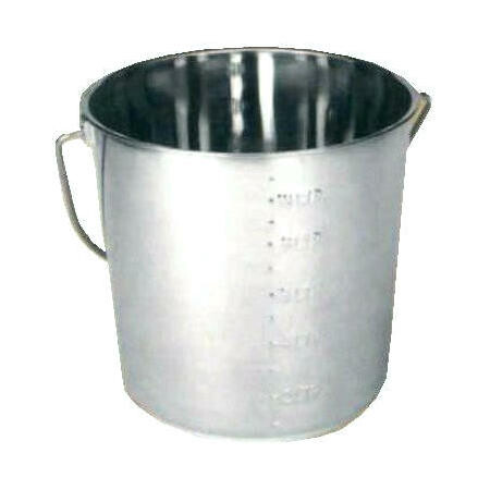 Emmer RVS met hengsel 5,7L. - 4018653293751|_|29375