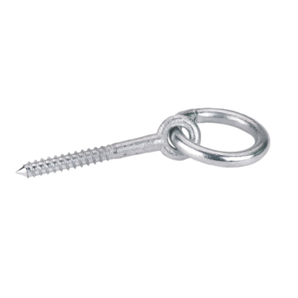 Muurring verzinkt, houtschroef 10mm     (2st) - 4018653072547|_|12282-2