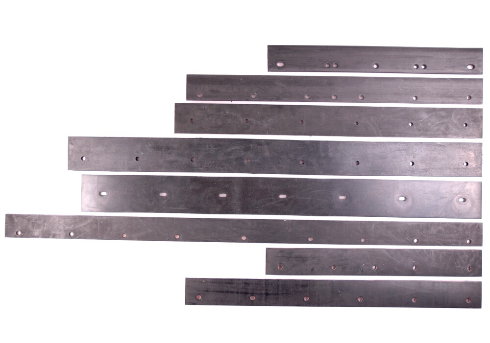 Rubber m.canvas + RVS bouten voor       mestschuif, 40cm - MM11R