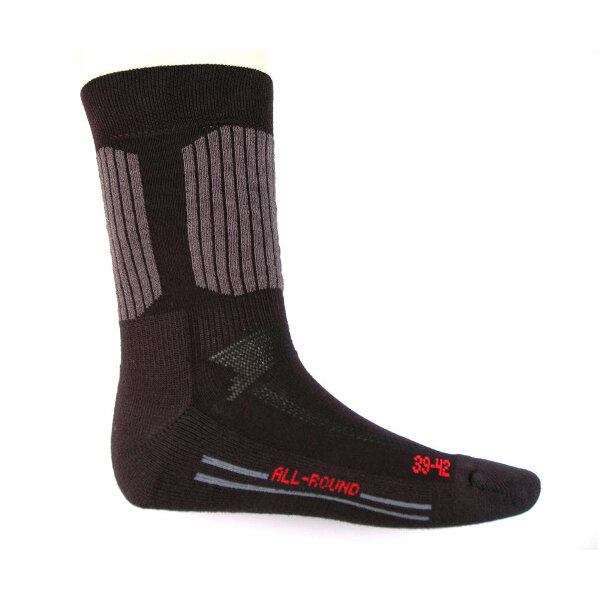 Sok Stapp, -ALLROUND-, zwart- 39/42 - 8712844000925|_|29530-Z-39