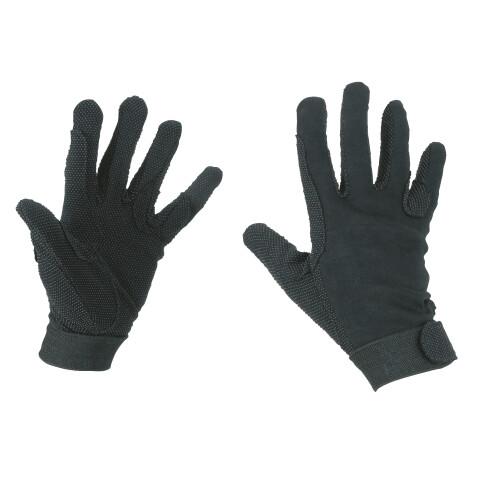 Rijhandschoen katoen, zwart L - 4018653326084|_|32608
