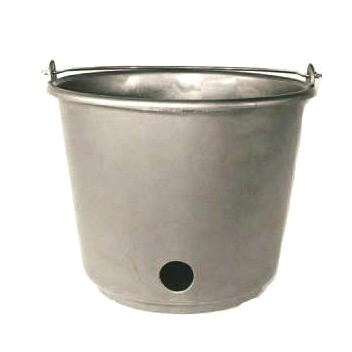 Kalver speenemmer kunststof rond KAAL,  grijs 12L. - 8717233006182|_|V100-G
