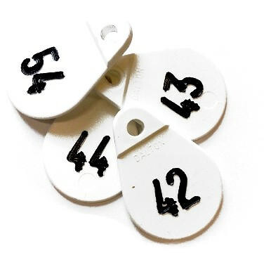 Halsplaatje wit no.70 - 482-70