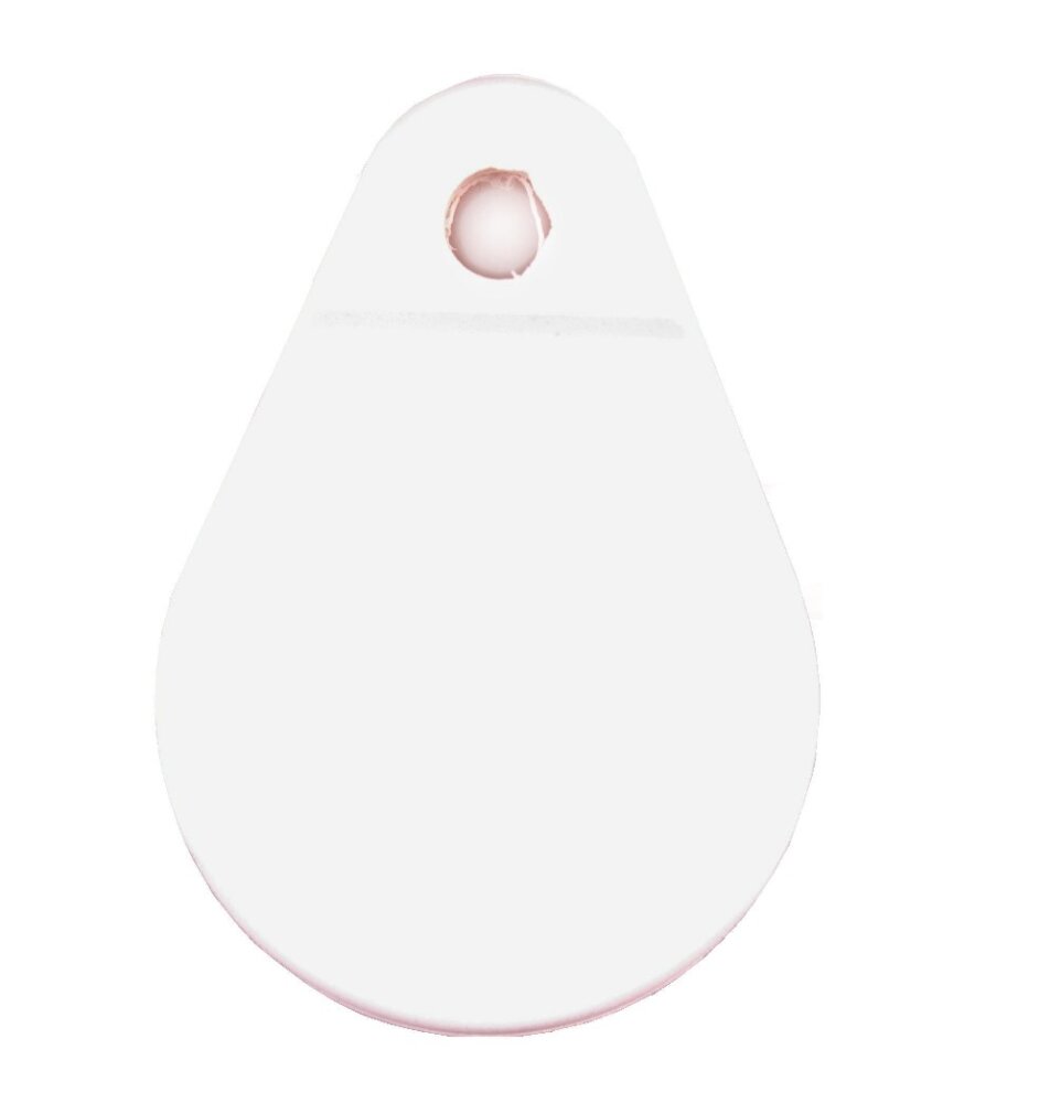 Halsplaatje blanko wit - 643-W|_|EQ-MAQ-01434
