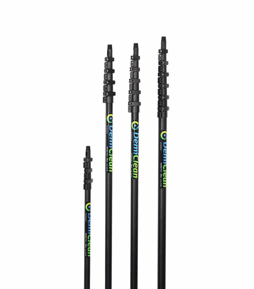 Glasfiber Pro 2 telescoopsteel 123 cm.  330 cm. 3 clips 0,75kg - 6095955888869|_|3430330|_|osmose