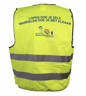 Kennedymars veiligheidsvestje Fluo      maat L/XL met logo - KENNHESLXL|_|KENN2025