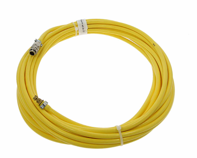 Verleng slang - 5x8mm geel flex - snelkoppeling 1x rectus inw. / 1x uitw. 10m - 6095956686655|_|321004|_|osmose
