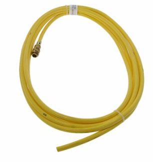 Steel/haspel slang 5x8mm geel flex -    snelkoppeling 1x rectus inw. 5m - 6095955815803|_|321009|_|osmose
