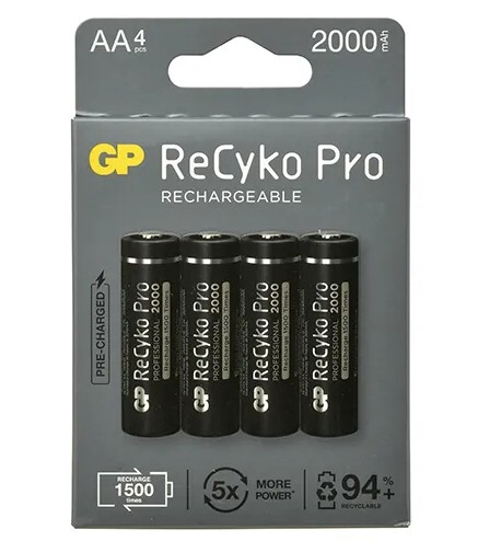 RECYKO AA 2100 mAH blst 4 GP - 4891199186851|_|37442
